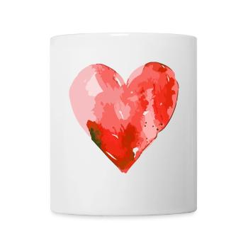 Coeur En Amour Mariage Saint Valentin - Mug blanc - blanc - Devant