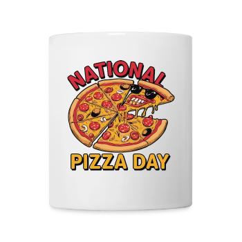 National Pizza Day 2026 pizza day gift - Mug - white - Front
