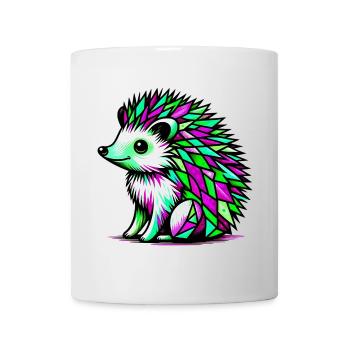 Hérisson - Mug blanc - blanc - Devant