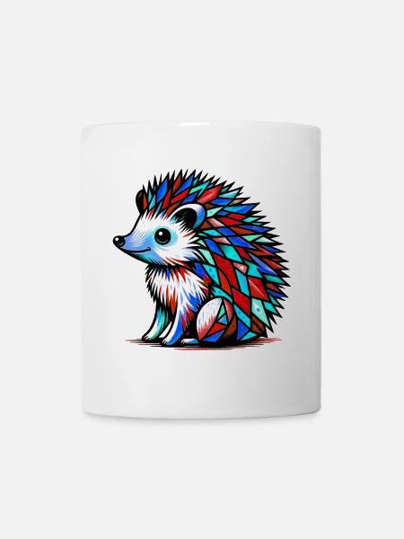 Igel - Tasse - Weiß