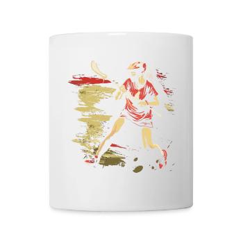Oldschool Lacrosse Girls - Mug - white - Front