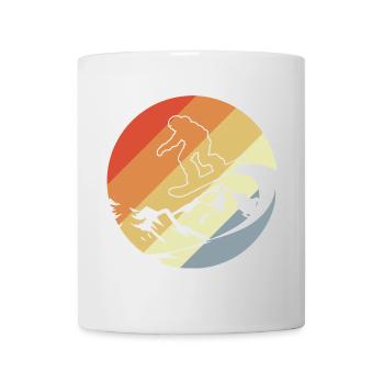 Snowboarder Retro Style - Mug - white - Front