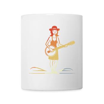 Banjo Player Vintage - Mug - white - Front