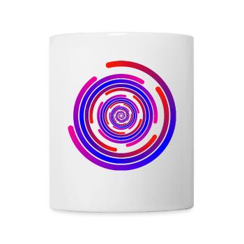 crazy circles - Mug - white - Front
