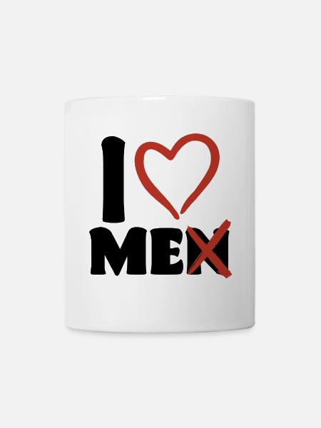 I love men / me - Tasse - Weiß
