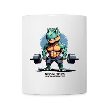 Dino muscles in development - Mug - white - Front