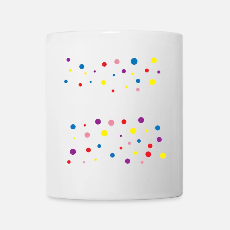 Karneval Stimmung Konfetti Kostüm Fasching - Tasse - Weiß