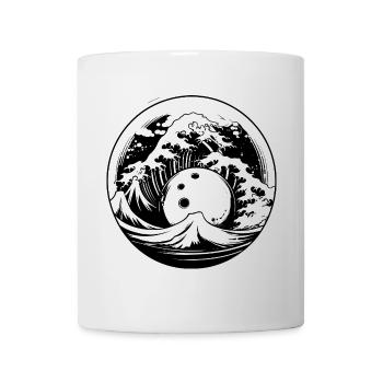 Bowling - Mug blanc - blanc - Devant