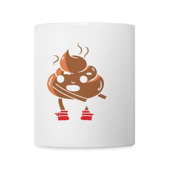 Funny poop pile dancing - Mug - white - Front