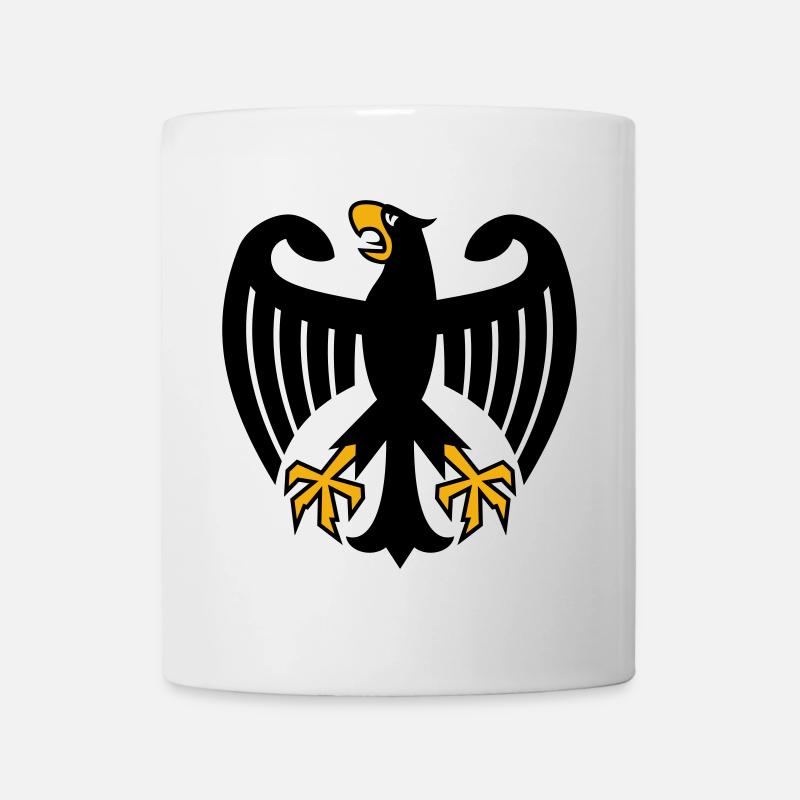 Bundesadler Deutschland Adler Wappen - Tasse - Weiß