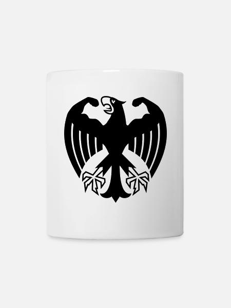 Fitness Adler mit Muskeln - Tasse - Weiß