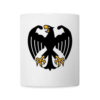 German Fitness Federal Eagle with Muscles - Mug - white - Front