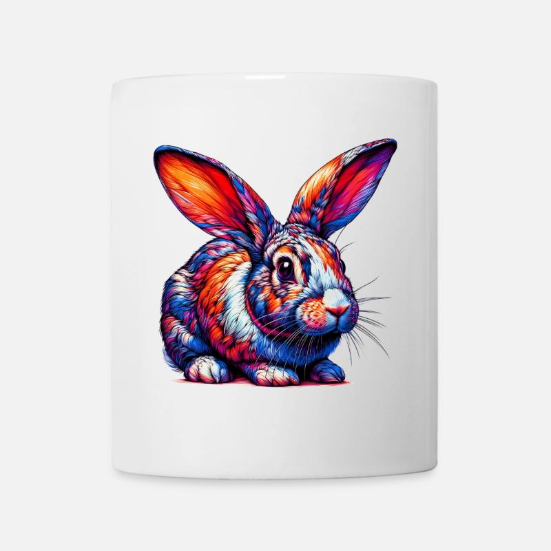 Kaninchen - Tasse - Weiß