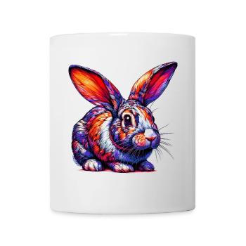 Lapin - Mug blanc - blanc - Devant