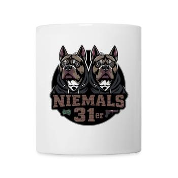 Niemals 31er - Tasse - Weiß - Vorne