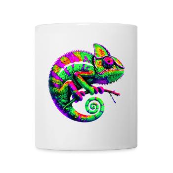 Caméléon - Mug blanc - blanc - Devant