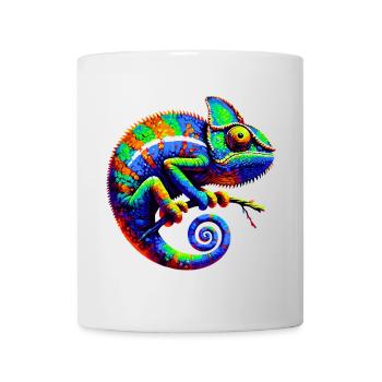 Chamäleon - Tasse - Weiß - Vorne