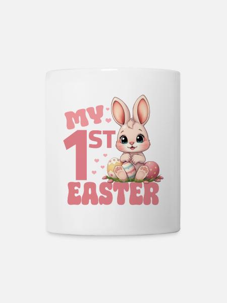 Ostern Osterhase Ostereier - My First Easter - Tasse - Weiß
