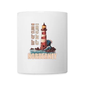 Norderney - Tasse - Weiß - Vorne