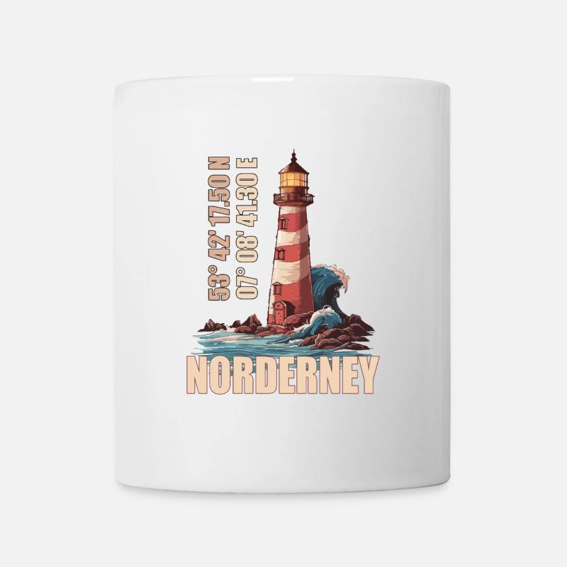 Norderney - Tasse - Weiß