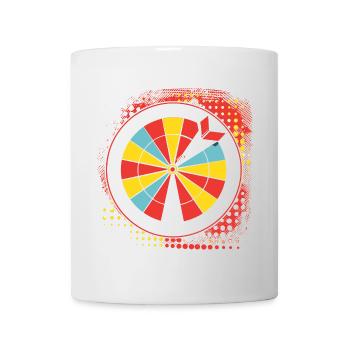 Croquis de fléchettes - Mug blanc - blanc - Devant