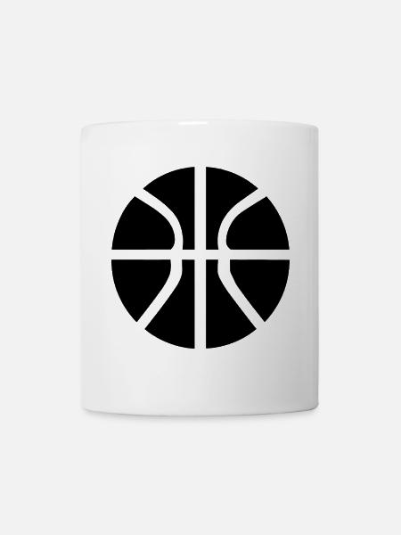 Basketball Ball - Tasse - Weiß