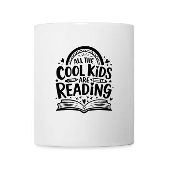 Tous les enfants cool lisent - Mug blanc - blanc - Devant