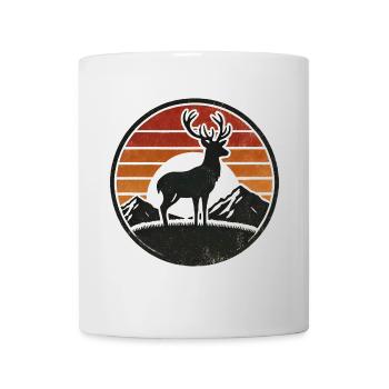 Cerf - Mug blanc - blanc - Devant