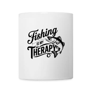 Fishing is My Therapy - Mug - white - Front