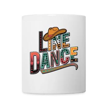 Line Dance mein Hobby - meine Passion - mein Ding - Tasse - Weiß - Vorne