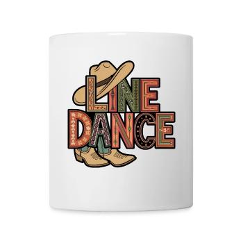 Line Dance mein Hobby - meine Passion - mein Ding - Tasse - Weiß - Vorne