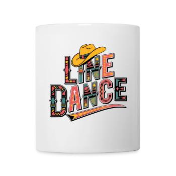 Line Dance mein Hobby - meine Passion - mein Ding - Tasse - Weiß - Vorne