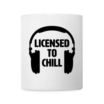 Licensed to chill - Mug - white - Front