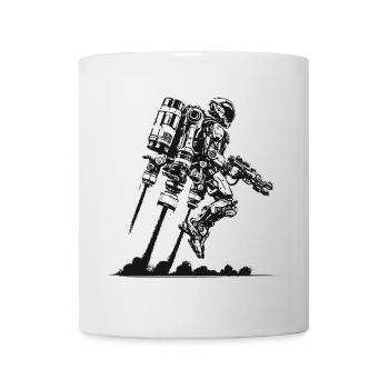 Jetpack de science-fiction – L’avenir nous appelle ! - Mug blanc - blanc - Devant