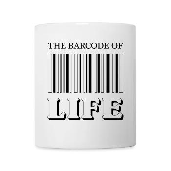 Le code-barres de la vie / Der Strichcode des Lebens - Mug blanc - blanc - Devant