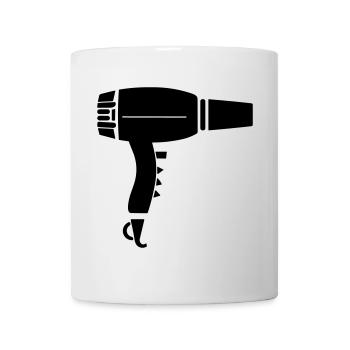 Hair dryer - Mug - white - Front