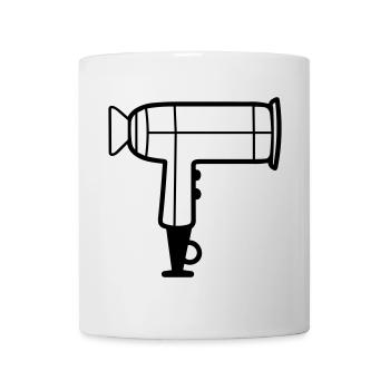 Hair dryer - Mug - white - Front
