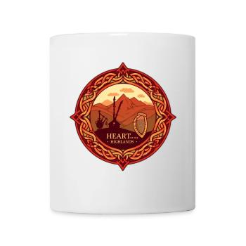 Schottland - Tasse - Weiß - Vorne