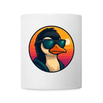 Cool Penguin Sunglasses Summer Cartoon - Mug - white - Front