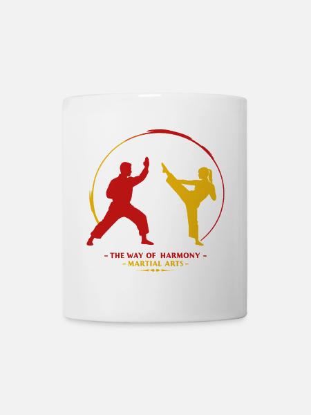Kampfkunst - Tasse - Weiß