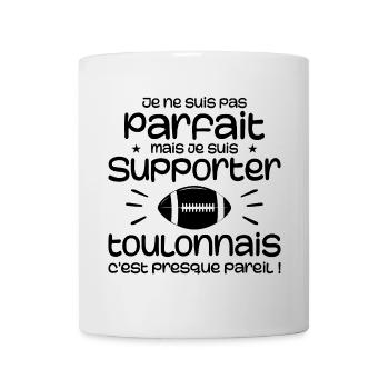Supportrice Toulouse Parfaite Rugby - Mug blanc - blanc - Devant