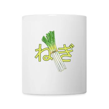 Japanese onions NEGI - Mug - white - Front