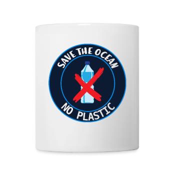 Save the ocean - Mug - white - Front
