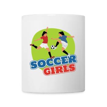 Soccer Girls - Tasse - Weiß - Vorne
