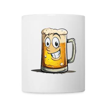 Beer Funny Beer Mug Laughing Drinking Alcohol Humor - Mug - white - Front