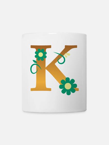 K - Tasse - Weiß