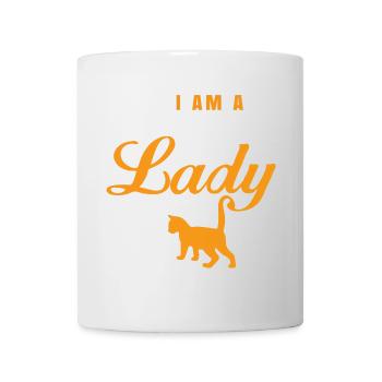 I Am a Cat Lady – Katzen Design | Lustig & Retro - Tasse - Weiß - Vorne