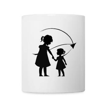 Meine Schwester Photoroom - Tasse - Weiß - Vorne
