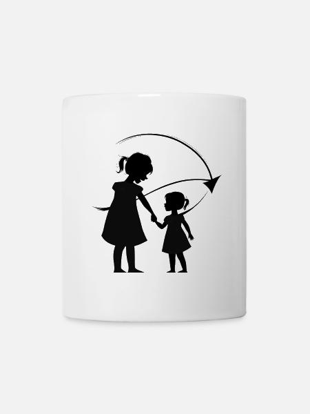 Meine Schwester Photoroom - Tasse - Weiß