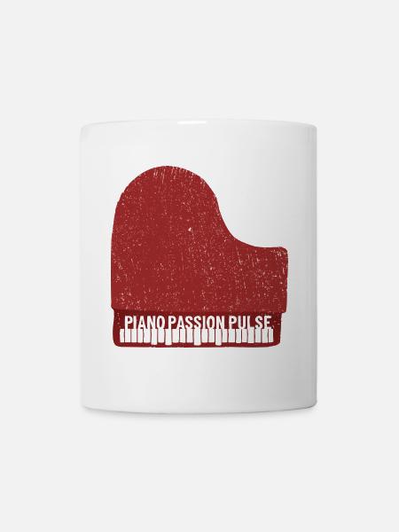 Piano Passion Pulse - Mug - white